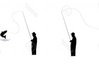 200x135 Top Fly Fishing Rod Silhouette Images