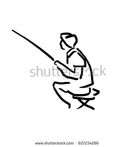 431x470 Fishing Rod Clipart