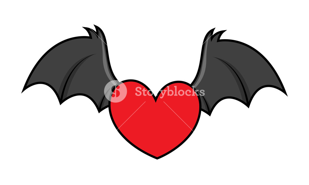 1000x600 Flying Bat Vector Royalty Free Stock Image