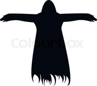 320x281 Vector Silhouette Bat On White Background Stock Vector Colourbox