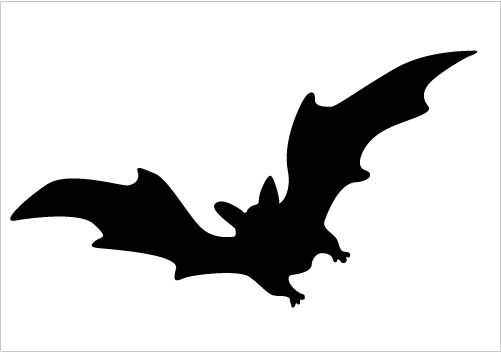 501x352 Flying Bat Silhouette Download Now Silhouette Graphics Animal