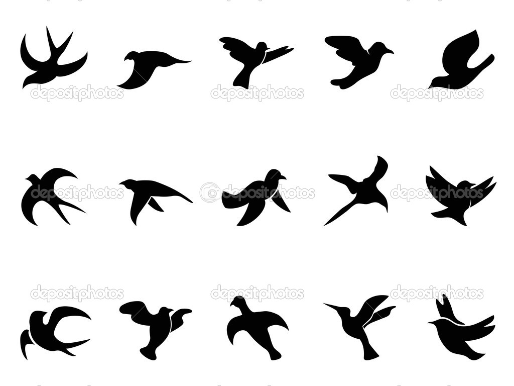 1024x768 Best Photos Of Simple Bird Silhouette