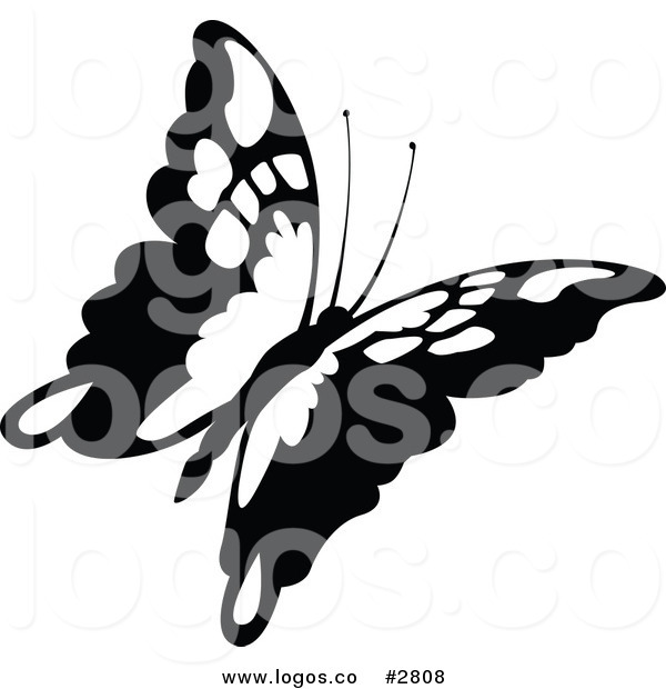 600x620 Royalty Free Flying Butterfly Logo By Dero