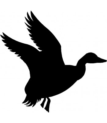 Flying Duck Silhouette at GetDrawings | Free download