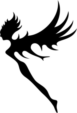251x368 Vector Flying Fairy Silhouette Free Vector Download (6,658 Free