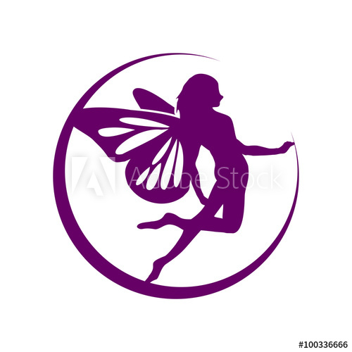 500x500 Crescent Moon Flying Fairy