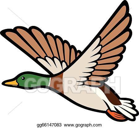 450x415 Ducks Flying Clipart