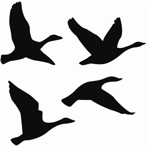 Flying Geese Silhouette at GetDrawings | Free download