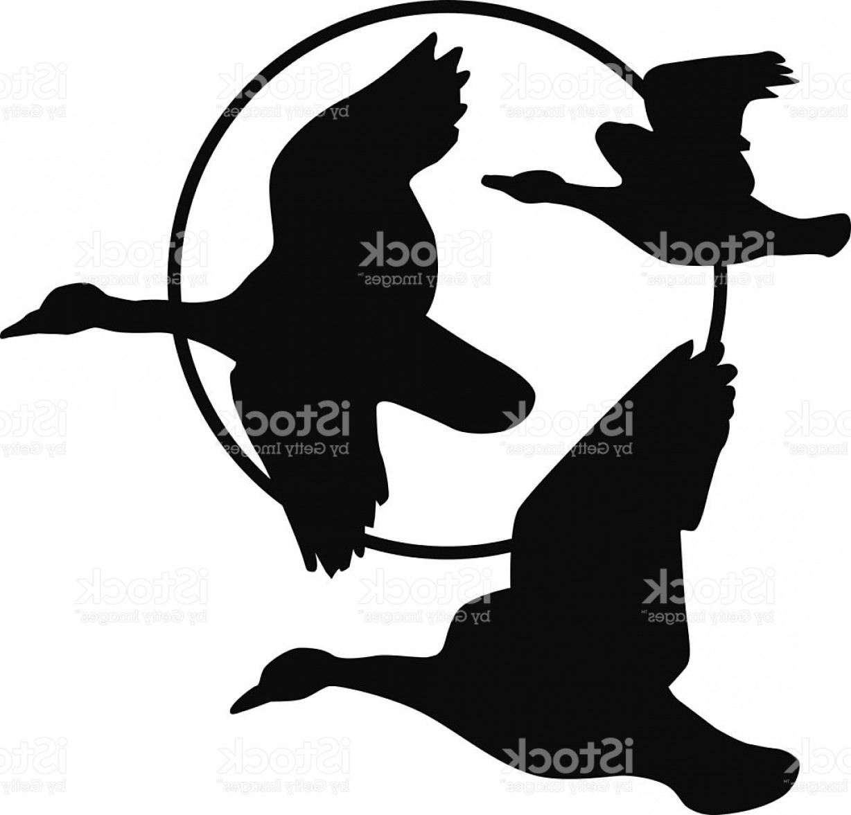 1228x1177 Flying Geese Silhouette And Harvest Moon Gm Createmepink