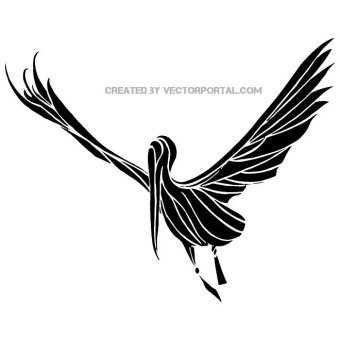 340x340 Flying Bird Silhouette Vectors Download Free Vector Art