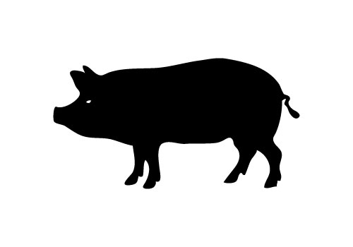 500x350 Pig Vector Free Group