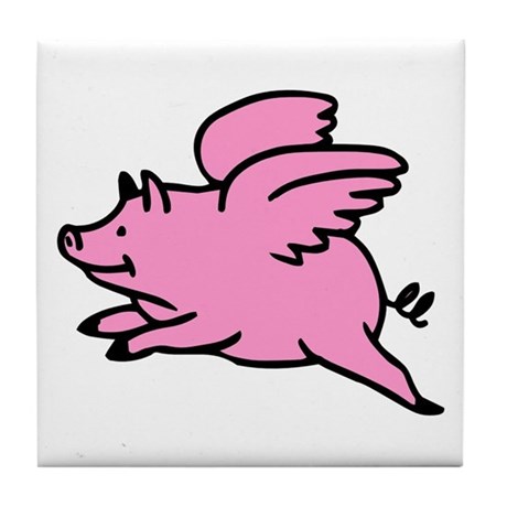 460x460 Flying Pig Coasters