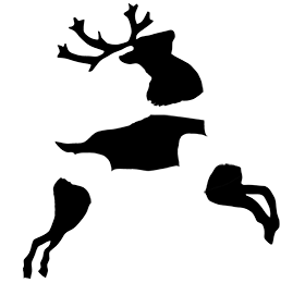 280x260 Flying Reindeer Animation (Iapetus)