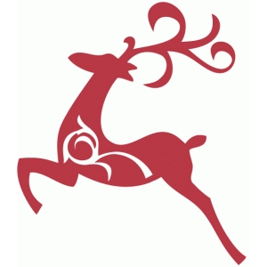 Flying Reindeer Silhouette at GetDrawings | Free download