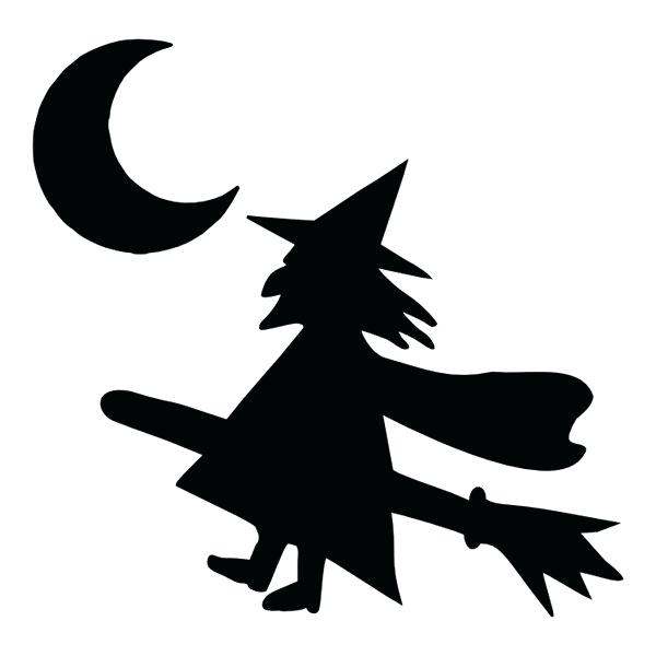 Flying Witch Silhouette at GetDrawings | Free download