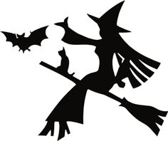236x198 Flying Witch Silhouette