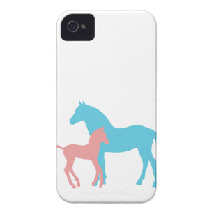 307x307 Blue Horse Silhouette Iphone Cases Amp Covers Zazzle