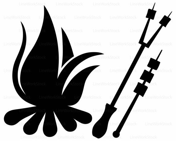 570x456 Marshmallows Roast Svg,food Clipart,marshmallows Svg,silhouette