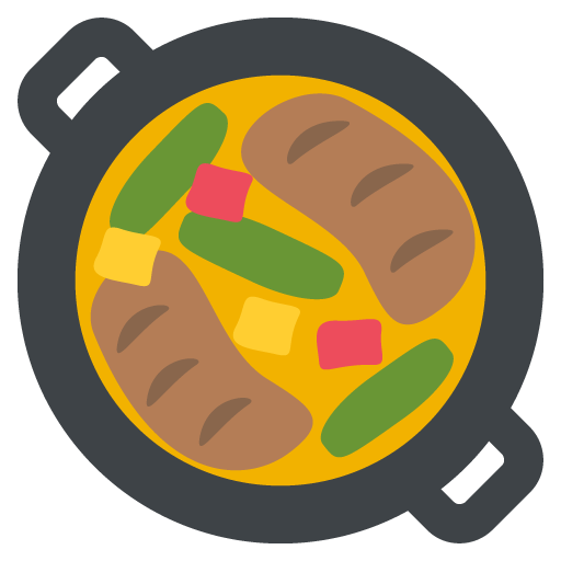 512x512 Shallow Pan Of Food Emoji Vector Icon Free Download Vector Logos