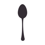 160x160 Soup Ladle Kitchen Spoon Utensil Curtlery Food Silhouette Vector
