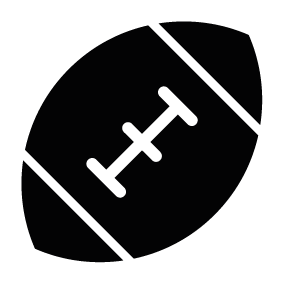 283x283 Rugby Ball Silhouette Silhouette Of Rugby Ball