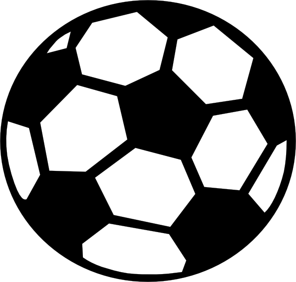 600x571 Soccer Ball Clip Art