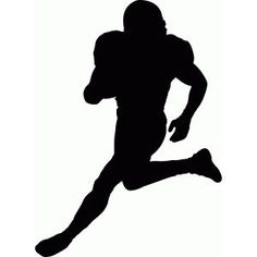 236x236 American Football Players Vector Silhouette Silhouettes Clipart
