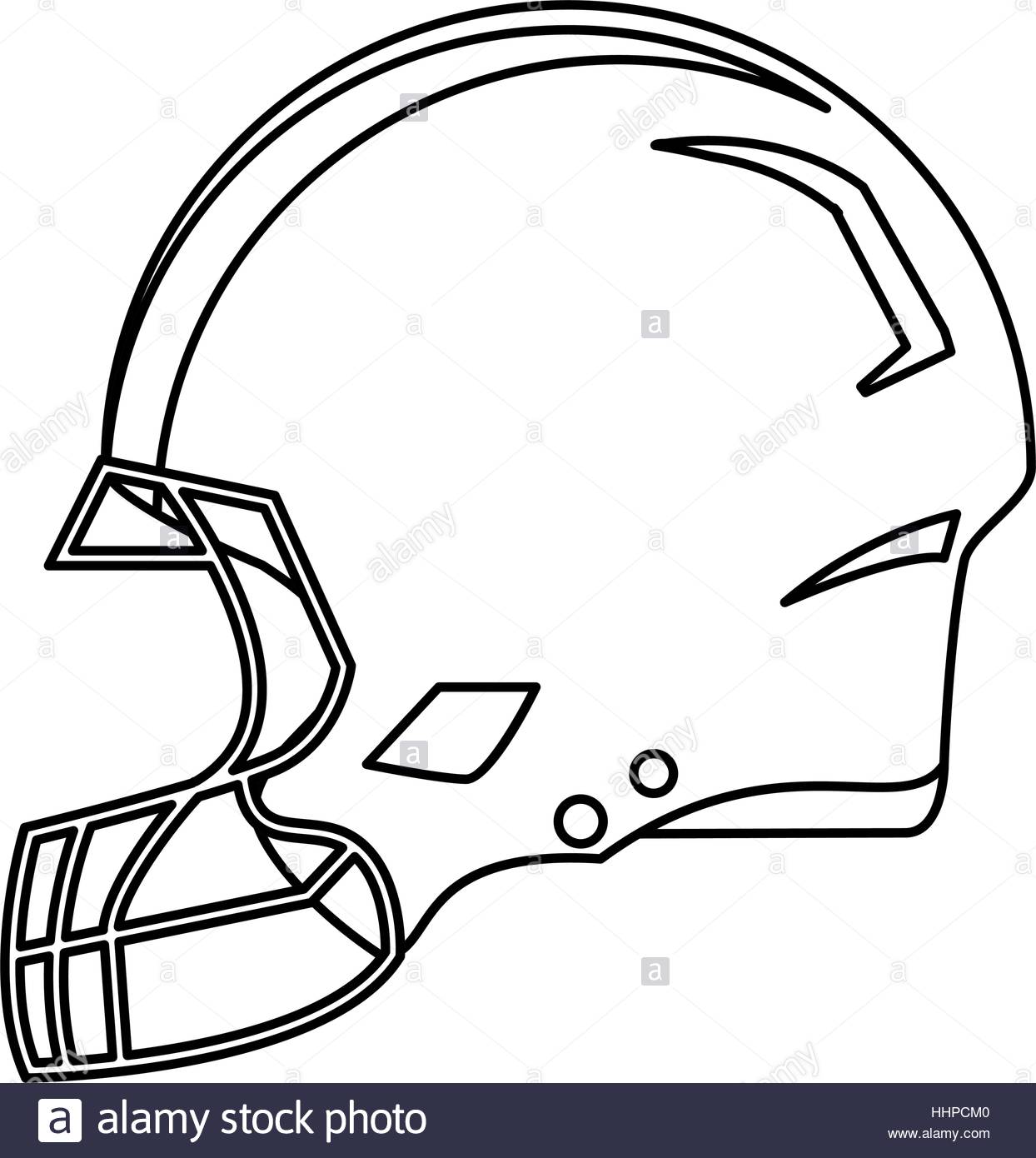 Football Helmet Silhouette Vector at GetDrawings | Free download