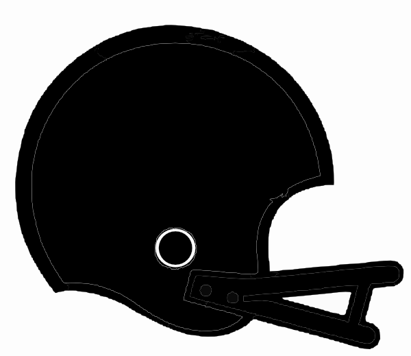 Football Helmet Silhouette Vector at GetDrawings | Free download