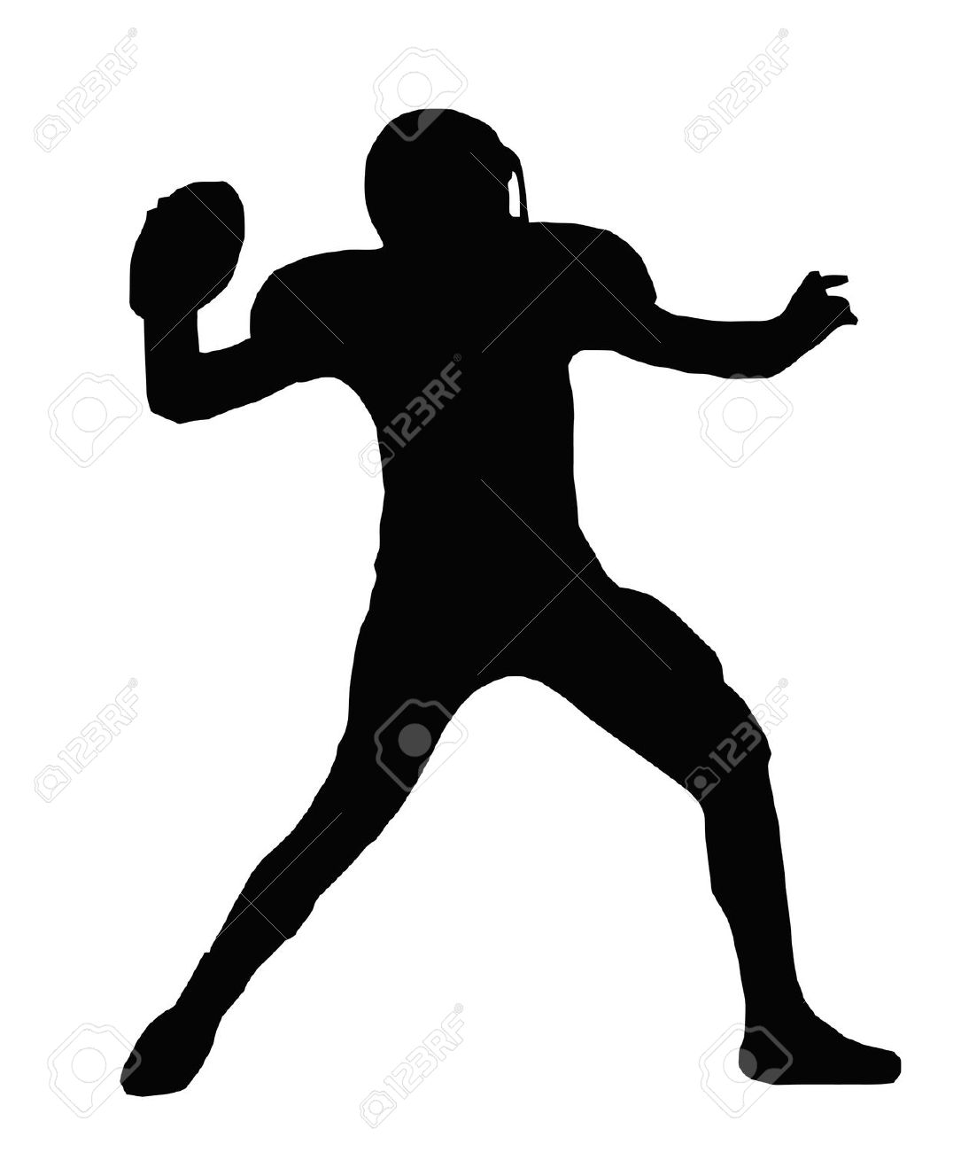 1085x1300 Football Punter Clipart