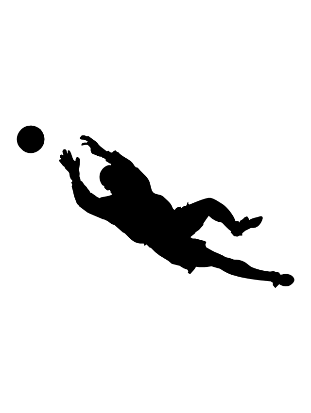 640x851 Football Goalkeeper Clipart