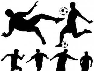 310x233 Soccer Vector Silhouettes Free Vectors Ui Download