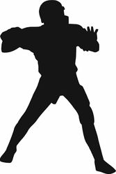 167x250 Football Quarterback Wall Decals Svg Wall Decals