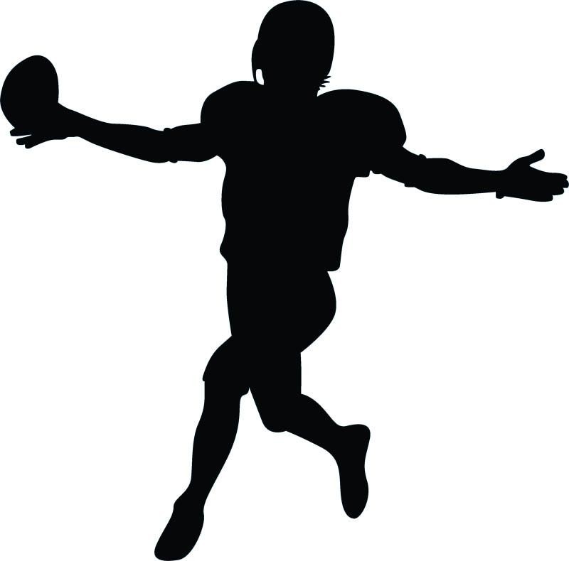 Football Silhouette Image at GetDrawings | Free download