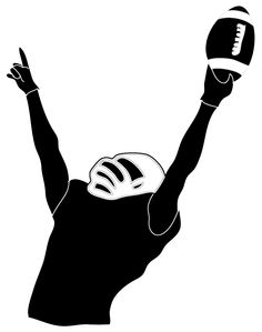 236x299 Football Player Silhouette Clipart