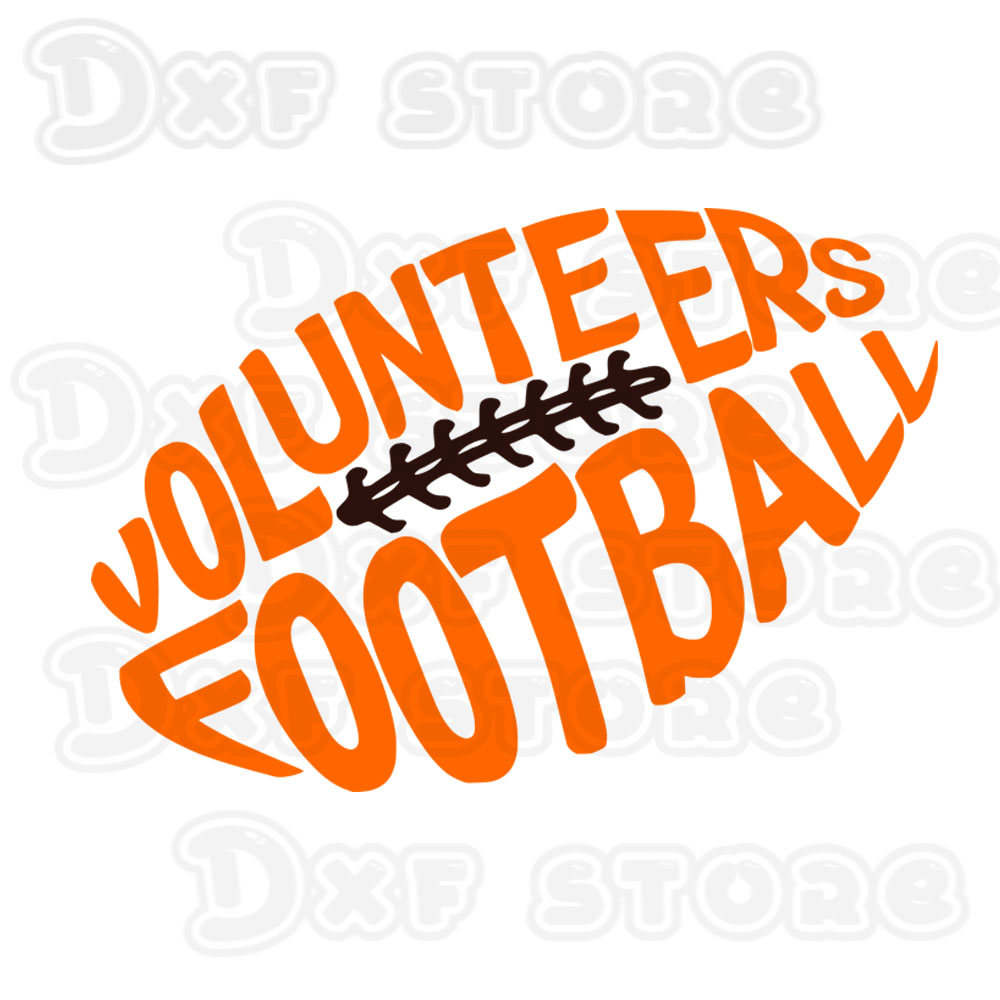 1000x1000 Volunteers Football, Tennessee,football,college Team Svg,dxf,png