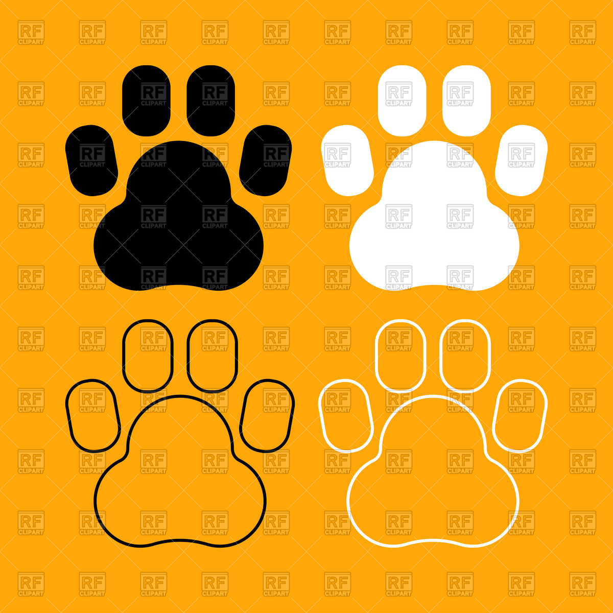1200x1200 Animal Footprint