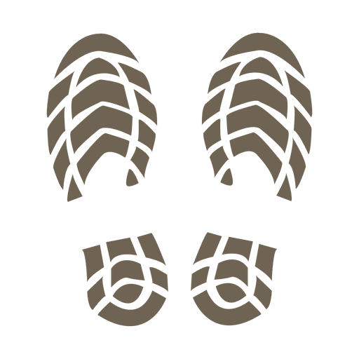 512x512 Human Footprint Silhouette