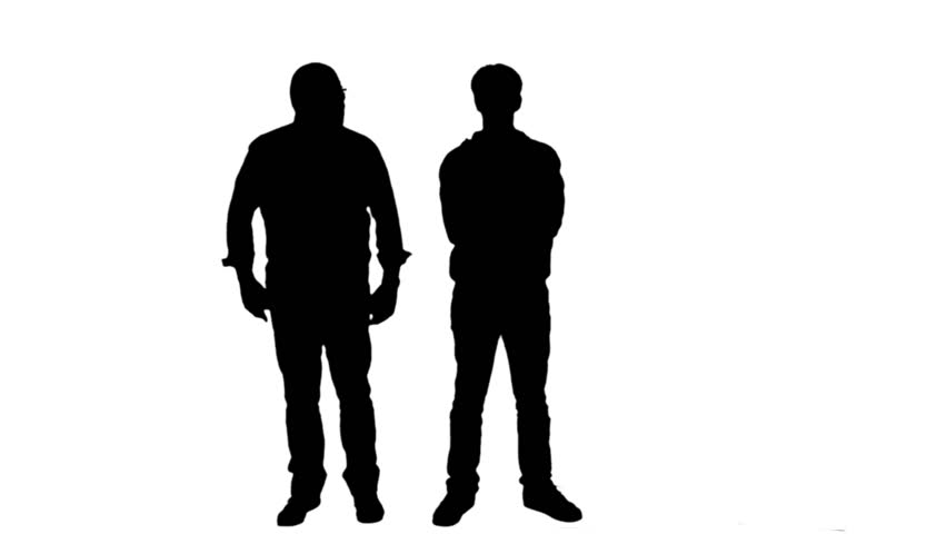 852x480 Footsteps Friends Playing Silhouette