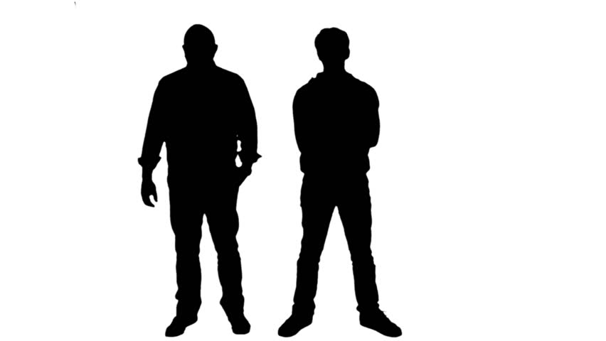 852x480 Body Moves Footsteps Friends Silhouette
