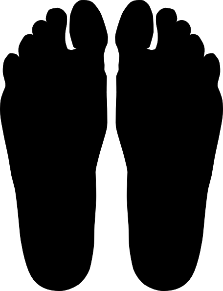 456x595 Feet Silhouette Clip Art