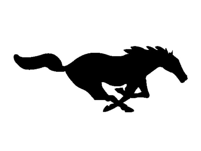 Ford Mustang Silhouette at GetDrawings | Free download