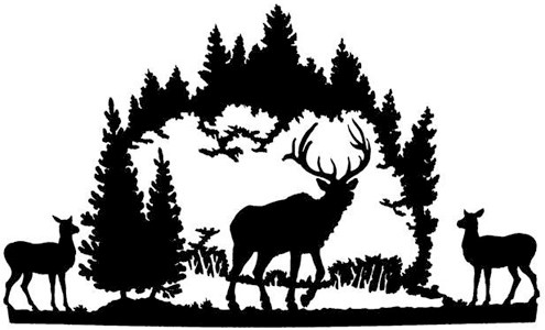 Forest Animals Silhouette at GetDrawings | Free download