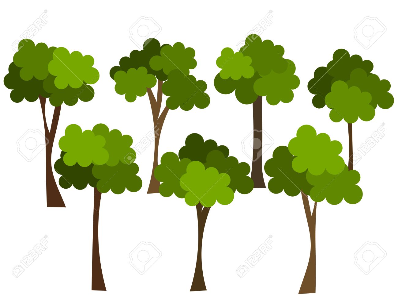 1300x991 Free Bush Silhouette Clipart