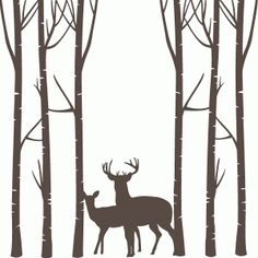 236x236 Forest Shilouettes Forest Clip Art