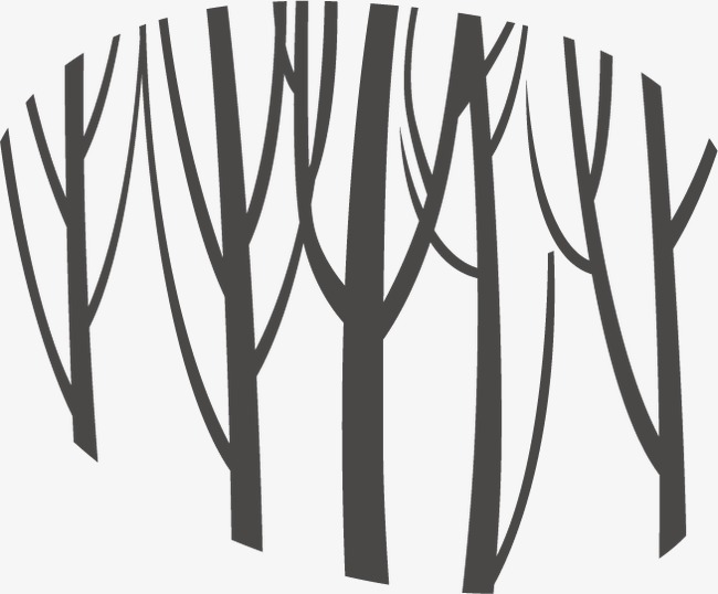 650x538 Forest, Black, Trunk Silhouette Png And Vector For Free Download