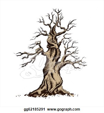 340x370 Forest Trees Silhouette Clipart