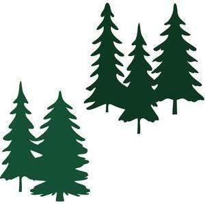 Forest Tree Silhouette at GetDrawings | Free download