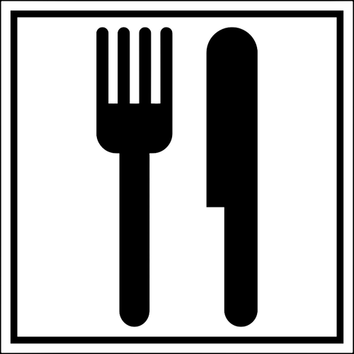 500x500 Fork Silhouette Vector Image Public Domain Vectors