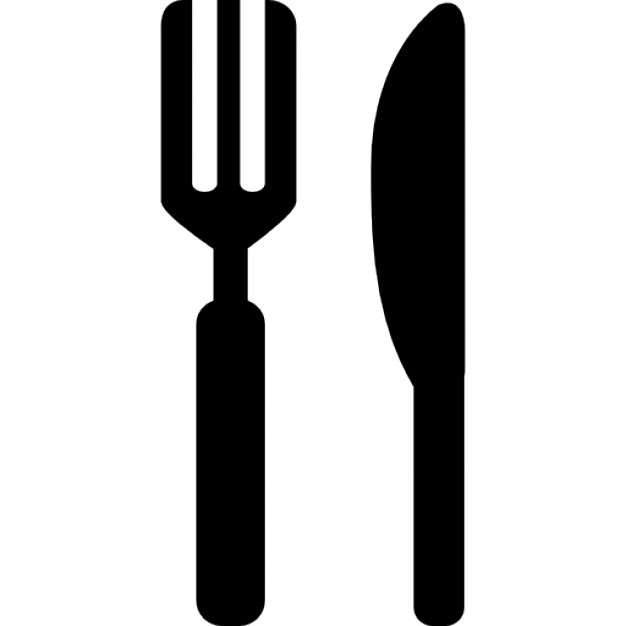 626x626 Knife And Fork Silhouette Variants Icons Free Download